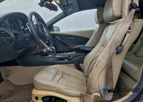 2008 BMW 650 I z USA, uszkodzony, nr VIN WBAEB53518CX62460